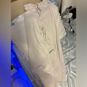 Zara white Marine high waisted jeans, great quality, raw find